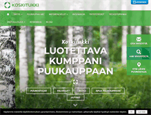 Tablet Screenshot of koskitukki.fi